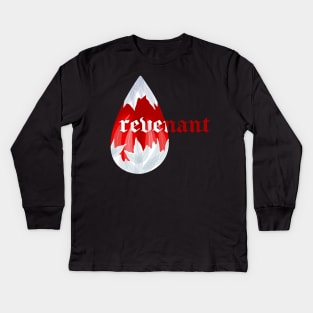 Code Vein inspired 'Blood Bead' design Kids Long Sleeve T-Shirt